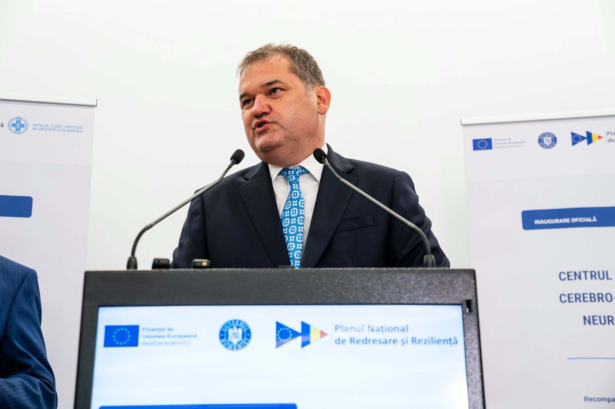 FOTO | Cseke Attila: Investițiile din sănătate nu se opresc cu PNRR. „Urmează Programul Operațional Sănătate” / Centrul de Neurochirurgie din Cluj, inaugurat sâmbătă