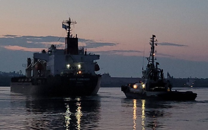80 de nave așteaptă să ajungă în porturile Ucrainei / Atacurile rusești au blocat principalele porturi ucrainene de la Marea Neagră