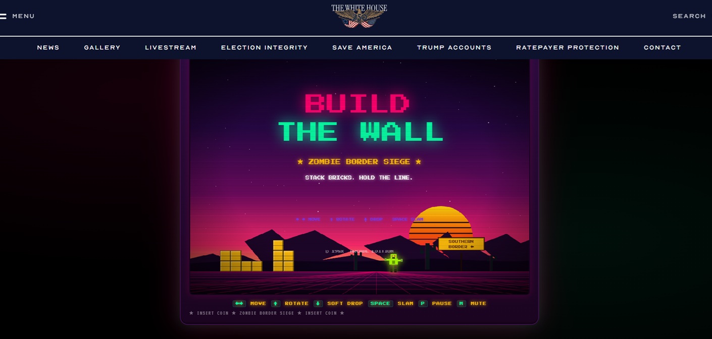 Tetris se delimitează de jocul lansat de Casa Albă și invocă o încălcare a drepturilor de autor