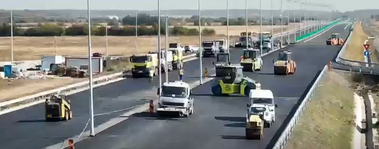 VIDEO | Autostrada A0 Nord: Lucrările pe lotul 1 Joița – Corbeanca au ajuns la 82% / Când ar putea fi deschis traficului