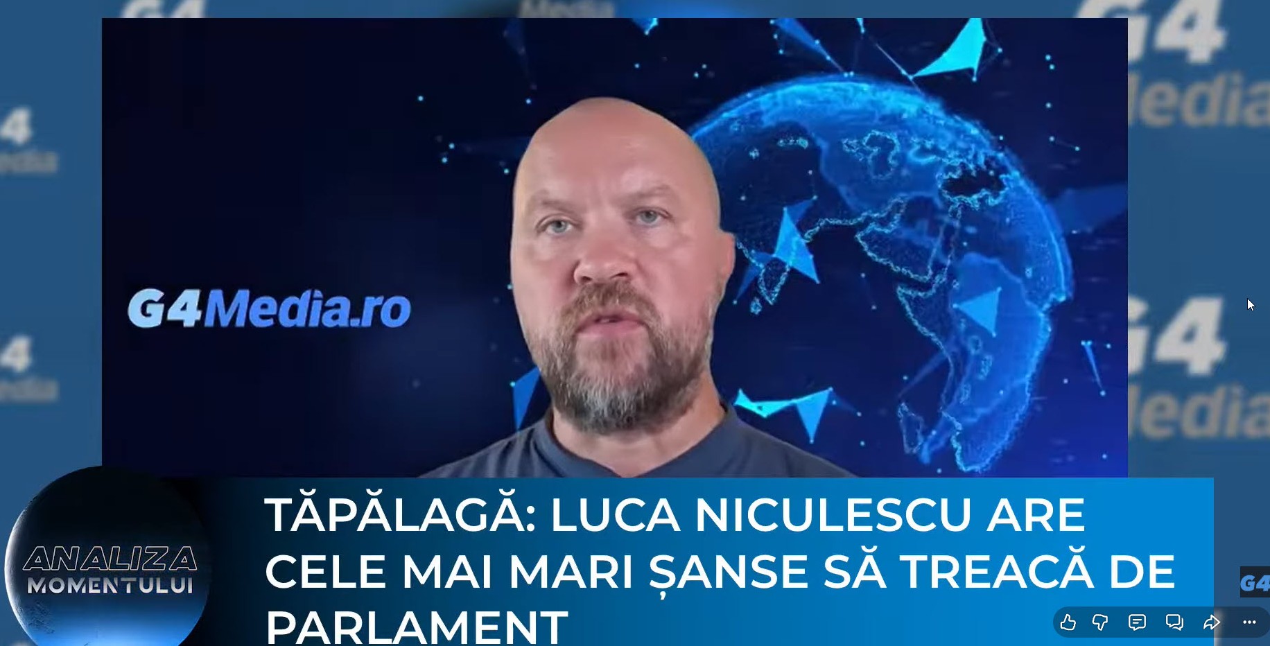 Dan Tăpălagă: Luca Niculescu are cele mai mari șanse să treacă de Parlament / „Foarte probabil va fi un guvern mixt”