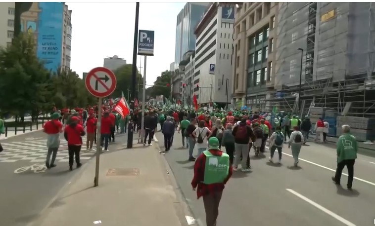 Protestele din Franţa se extind şi în Belgia. Violențe la Bruxelles și Liege
